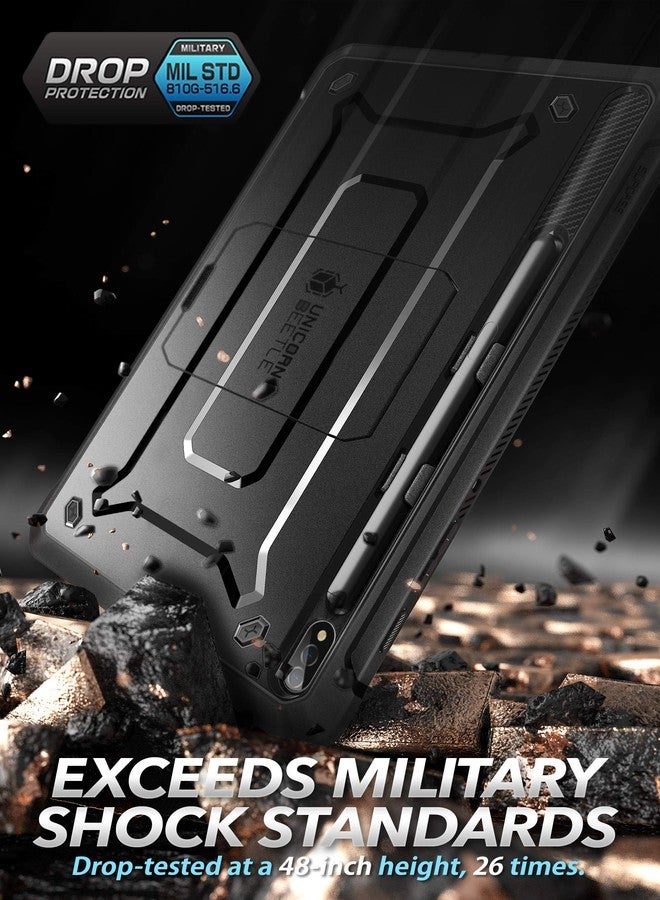 SUPCASE UB Pro Series Case Designed for Samsung Galaxy Tab S7 Plus (2020) / S8 Plus (2022) 12.4 inch , with Built-in Screen Protector & S Pen Holder Full-Body Rugged Heavy Duty Case (Black) - Image 5